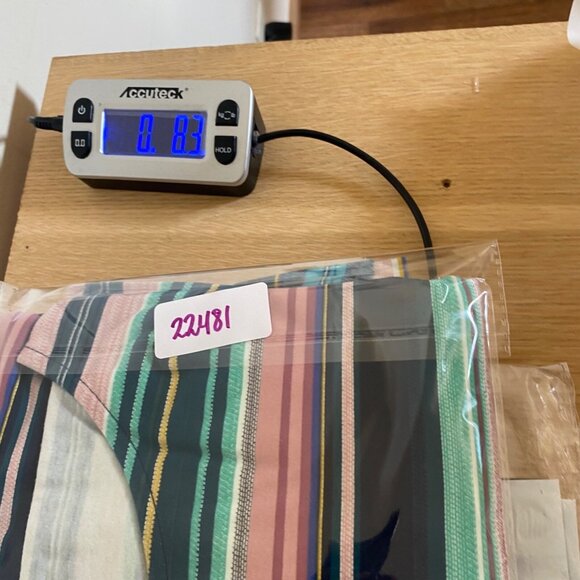 Talbots Top Womens Large Green Multi Striped Long Sleeve Stretch Pullover Tee - Picture 9 of 11